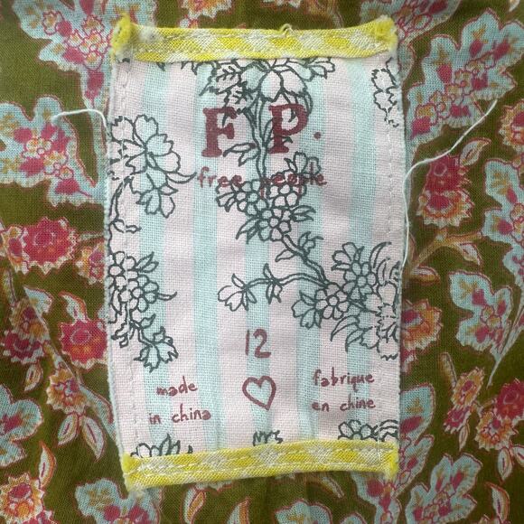 Free People Brown Short Sleeve Safari Utility Button Down Tunic 12 - Picture 6 of 8